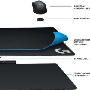 Logitech - POWERPLAY Wireless Charging System for Select Gaming Mice - Black
