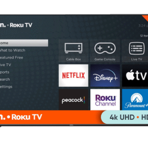 NEW 55 inch Class 4K UHD (2160P) LED Roku Smart Television HDR10 + Remote