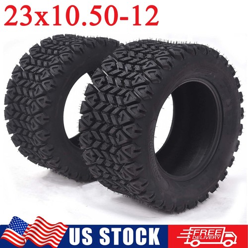 2pcs 23x10.50-12 Lawn & Garden Mower Turf Tires 23-10.50-12 23x10.5x12 4PR Tires