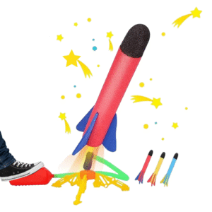 Rocket Launcher For kids - Toys For Kids - 3 Colorful Foam rockets included| BKS