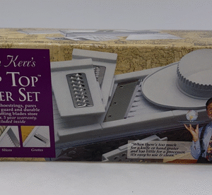 Kitchen Accessories Graham Kerr’s 10 Piece Chop Top Grater Set Slices Shreds NIB