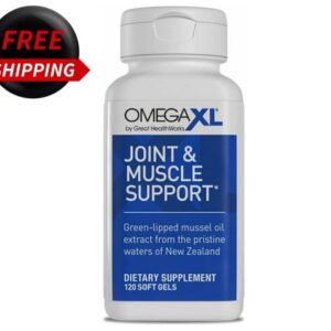 Omega XL 120ct by Great HealthWorks Small, Potent,Joint Pain Relief, Omega-3 NEW