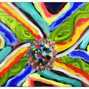 Original Artwork 16x20" of CHAOS