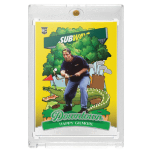 Happy Gilmore x Adam Sandler Custom Yellow Golf Series Downtown Trading Card