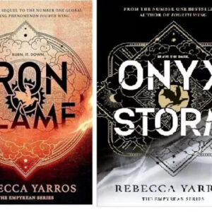 Onyx Storm + Iron Flame By Rebecca Yarros Paperback Free shipping 2 books SET