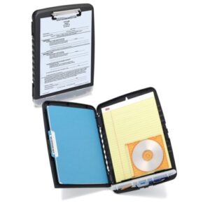 Office Depot Brand Form Holder Storage Clipboard Box, 10" x 14-1/2", Charcoal