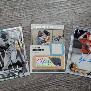 MLB auto 10 card baseball Hot Pack guaranteed auto. rookies, refractor, PSA, HOF