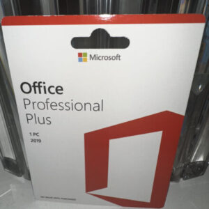 MIcrosoft MS Office Pro plus 2019 product card sealed 1 PC Lifetime