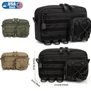 Outdoor Molle System Webbing Accessories EDC Tool Storage Waist Pack Phone Bag