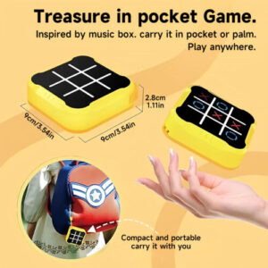 Electronic Tic-Tac Toe GameTic Tac Toe Bolt Handheld Puzzle Game Console Toys