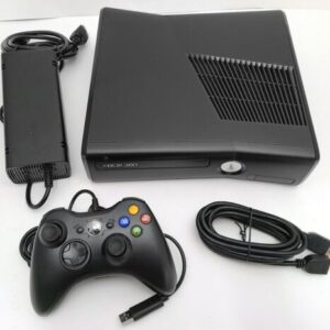 Microsoft Xbox 360S Black XBOX 360 SLIM Video Game Console System Bundle Set Kit