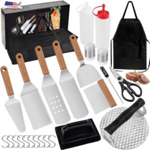 Blackstone Grill Accessories Kit, 26PC BBQ Griddle Tools Set For Outdoor Camping