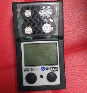 INDUSTRIAL SCIENTIFIC VENTIS MX4  Gas Monitor (No Charger) For Parts.