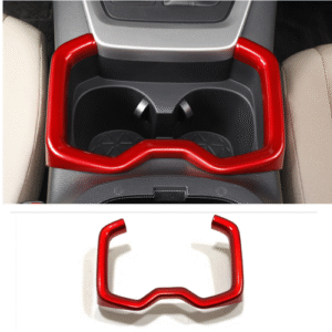 FOR Toyota RAV4 2019-2023 Bright Red Front Water Cup Holder Cover Trim