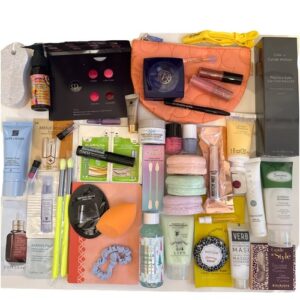 Lot of 45 Beauty Products Mini Travel Sample Skincare Makeup Body Face Masques