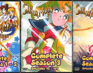 Sailor Moon Complete DIC 90's English Dub 1 - 159 + 3 Movies  4 Seasons 15 DVDs