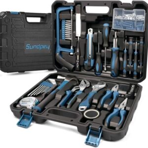 Home Tool Kit 148-Pcs - Household Basic portable Hand Repair Tool Set with Ca...