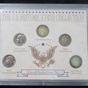 U.S. Historic Coin Collection * United States Dime Set * 5 Coins * Type Set