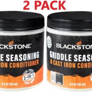 Blackstone 4114 Griddle Seasoning and Cast Iron Conditioner, 6.5 Ounce - 2 PACK