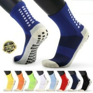 Men's Anti Slip Football Socks Athletic Long Socks Absorbent Sports Grip US Sell