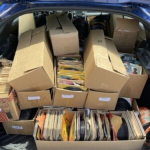 Lot Of 50 Random 45rpm Vinyl Records From Closed Down Record Store!