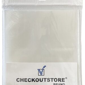 COS Clear Plastic CPP for 12" LP Vinyl Record Album Covers (Outer Sleeves)