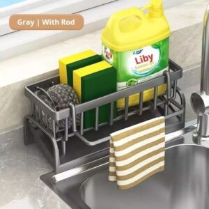 Kitchen Sink Organizer Sponge Holder Dish Brush Accessories US