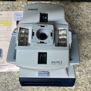 Polaroid Macro 5 SLR-1200 Instant Dental Camera Case Manual Film Spectra Dental