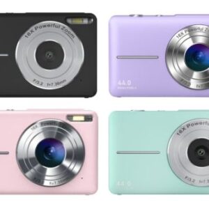 Digital Camera 32GB HD 1080P 44MP 2.4'' LCD Display Screen 16X Zoom Anti-Shake