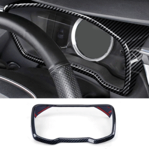 Carbon fiber ABS Dashboard decor frame Trim For Toyota Corolla 2019-2024